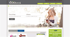 Desktop Screenshot of 1800local.com.au